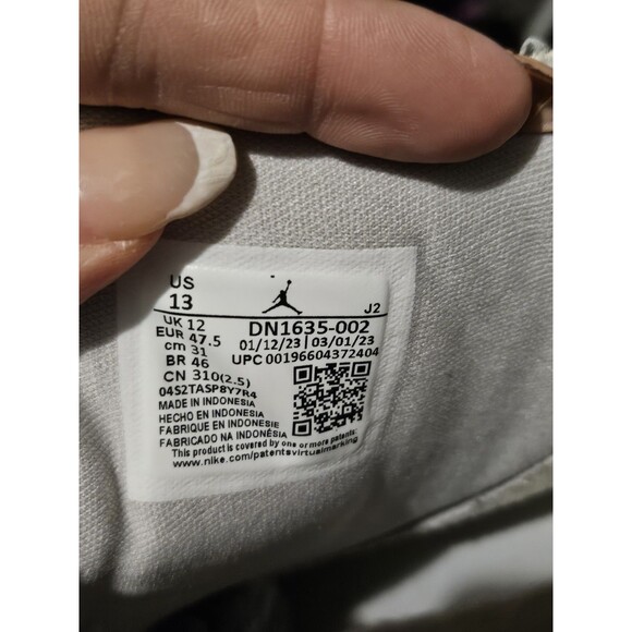 Air Jordan 1 SE Craft Low Inside Out Tech Grey Men's Sneakers Size 13. - Picture 14 of 14